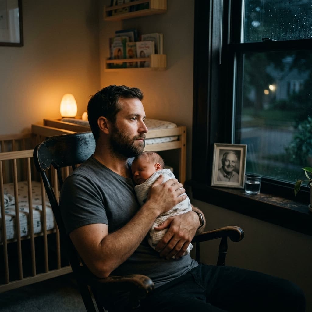 How to Be a New Dad When You Can't Call Yours for Advice